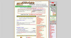 Desktop Screenshot of ammoguide.com